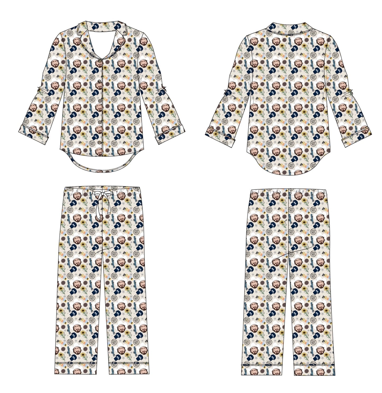 Post Up & Pass Out Luxe Pajamas Adult