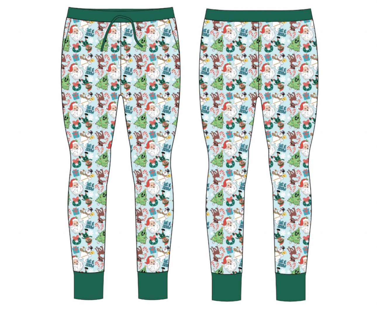 Christmas Chaos Club Adult Joggers WOMEN